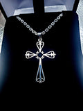 Silver Cross With Chain