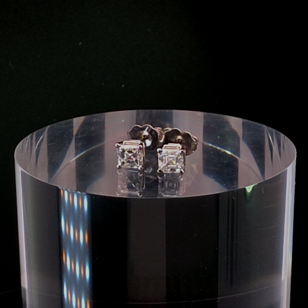 1ct Asscher cut Lab Diamonds