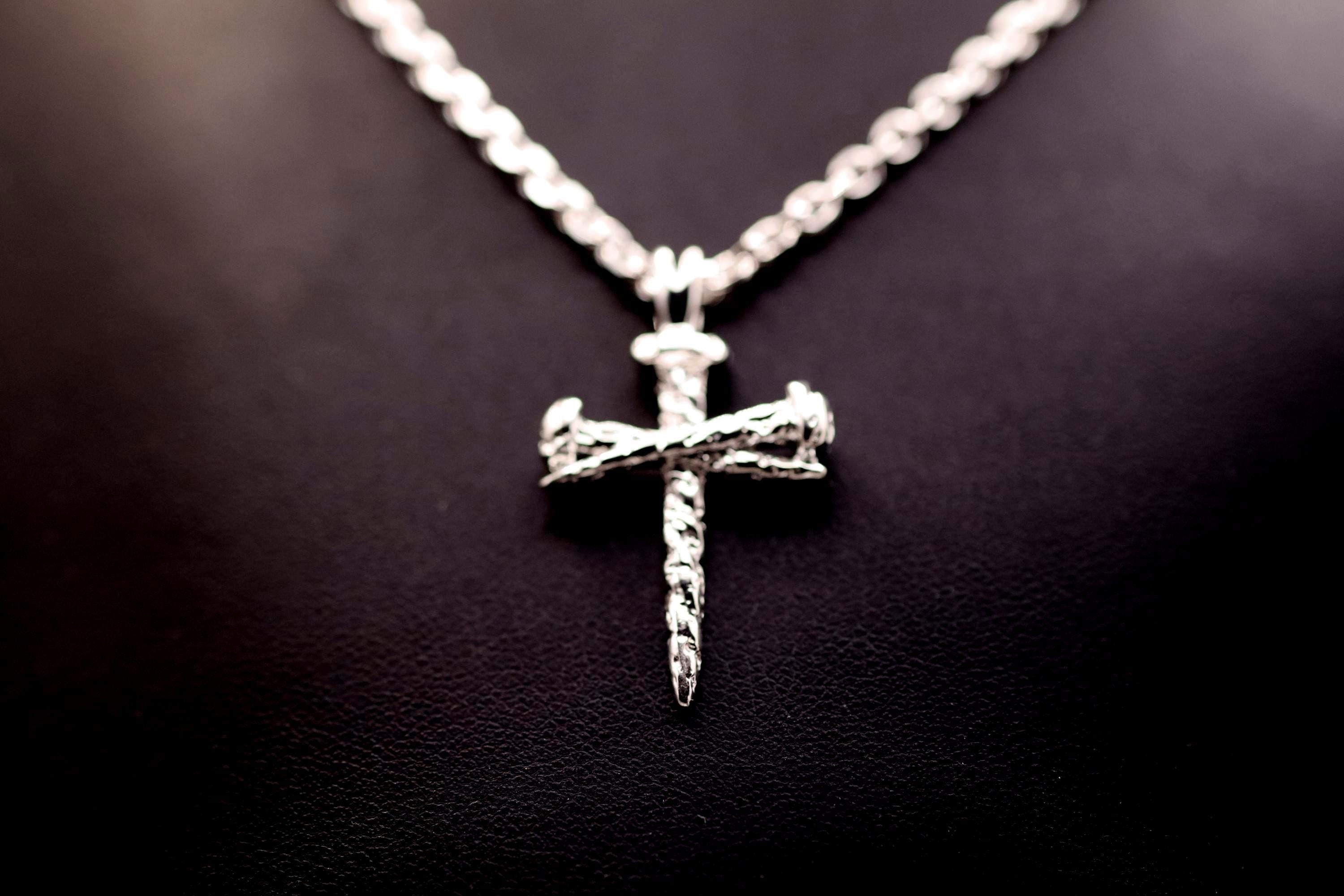 Sterling Silver Cross With Chain