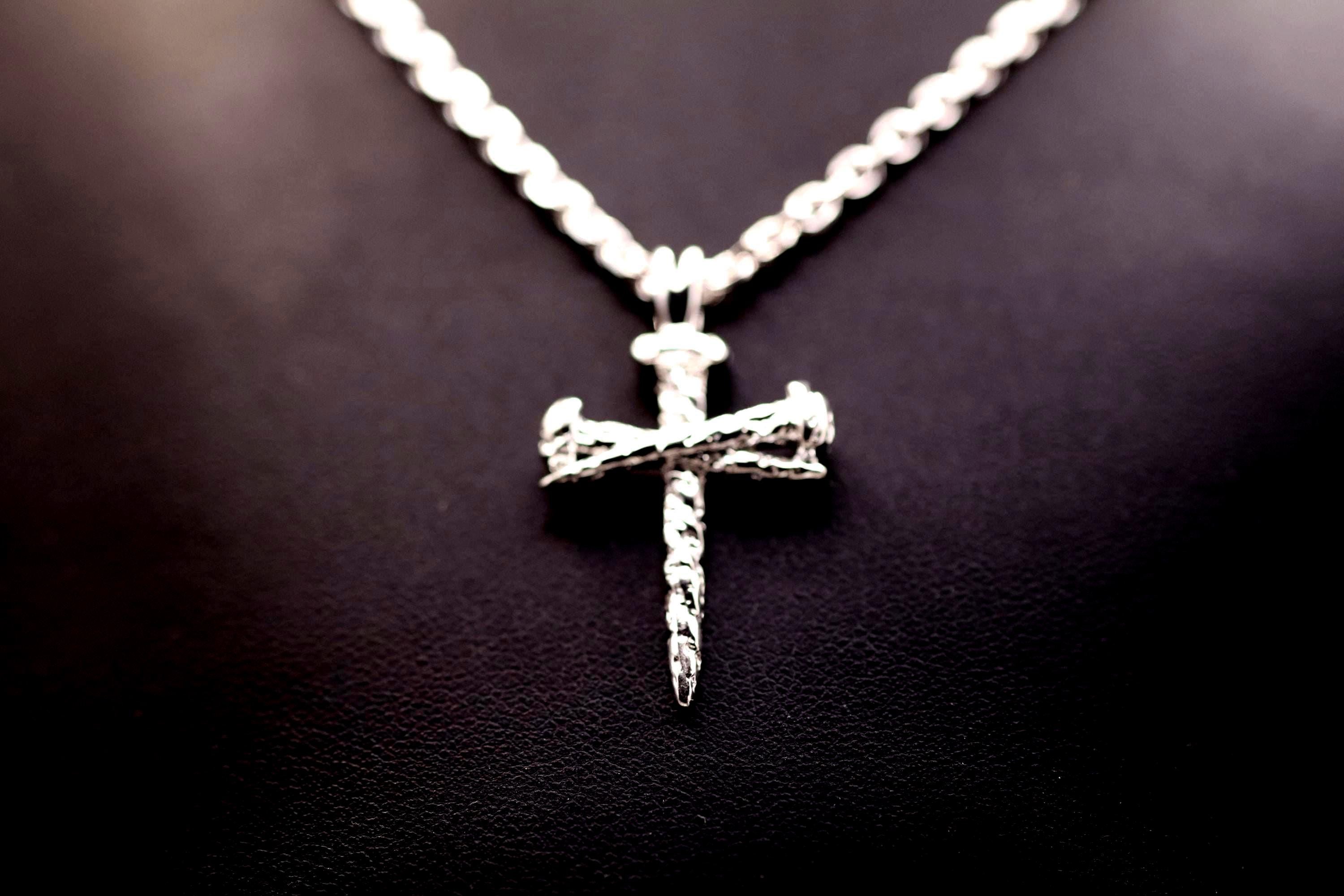 Sterling Silver Cross With Chain