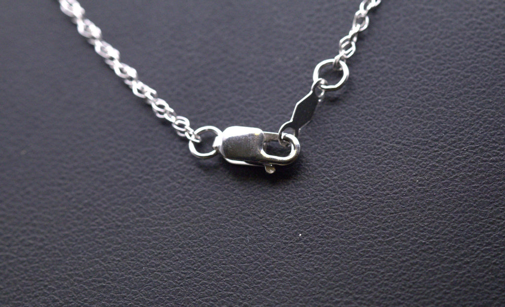 Heart Shape Lab Diamond Pendant, 1/2 Ct., 14K White Gold