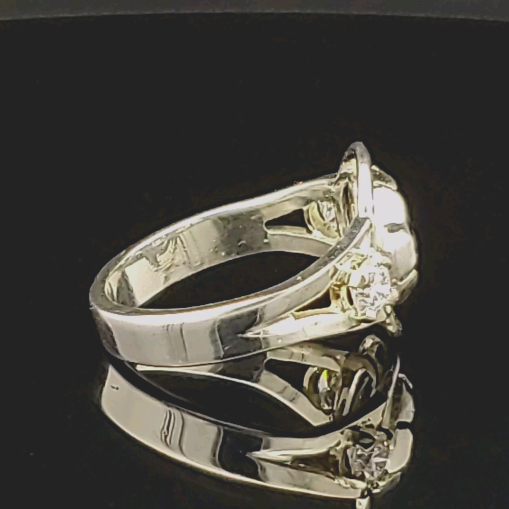Included Quartz Multi-Stone Ring in Continuum Silver