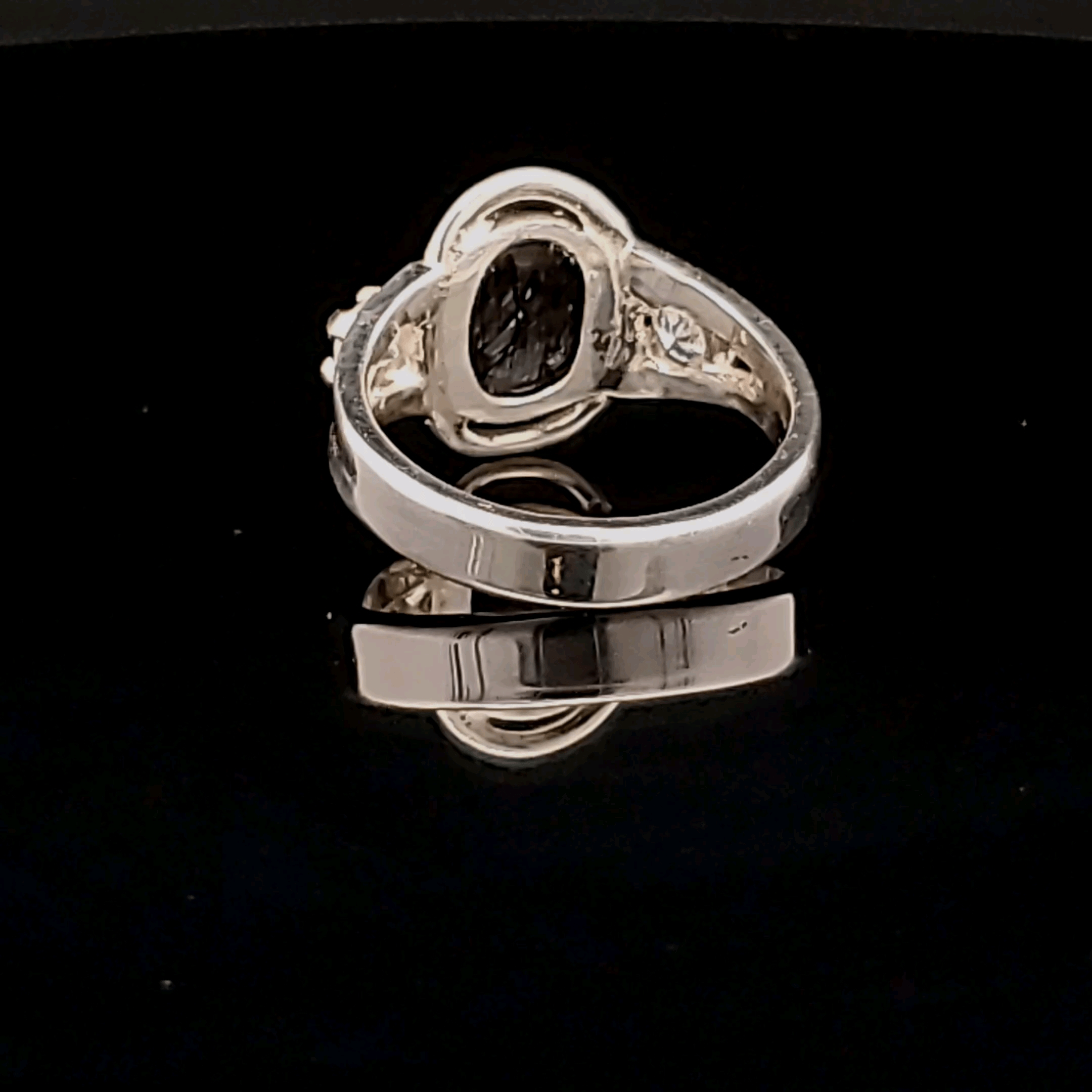 Included Quartz Multi-Stone Ring in Continuum Silver