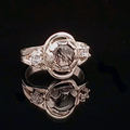Included Quartz Multi-Stone Ring in Continuum Silver