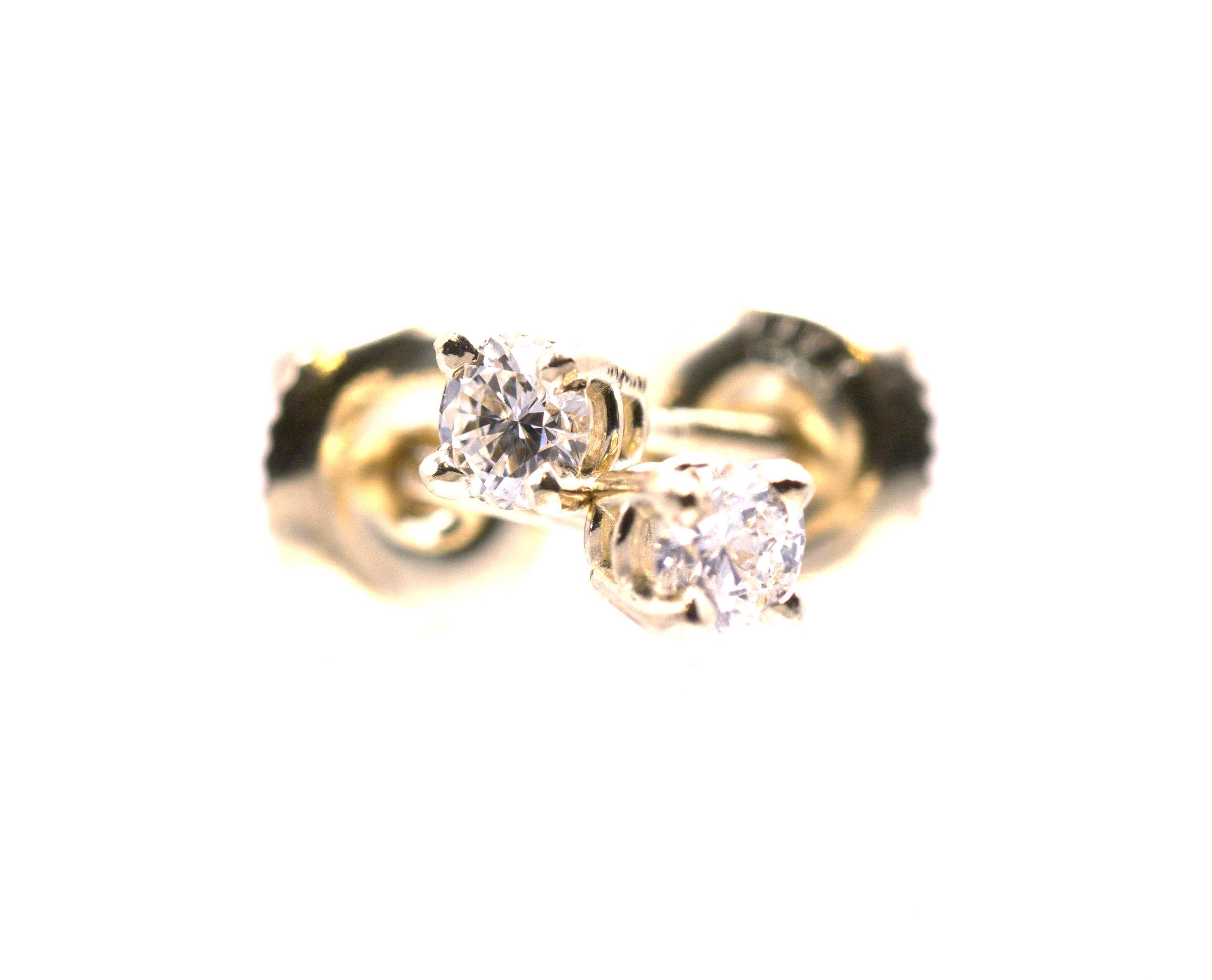 Lab Diamond Earrings 1/5th Ct.