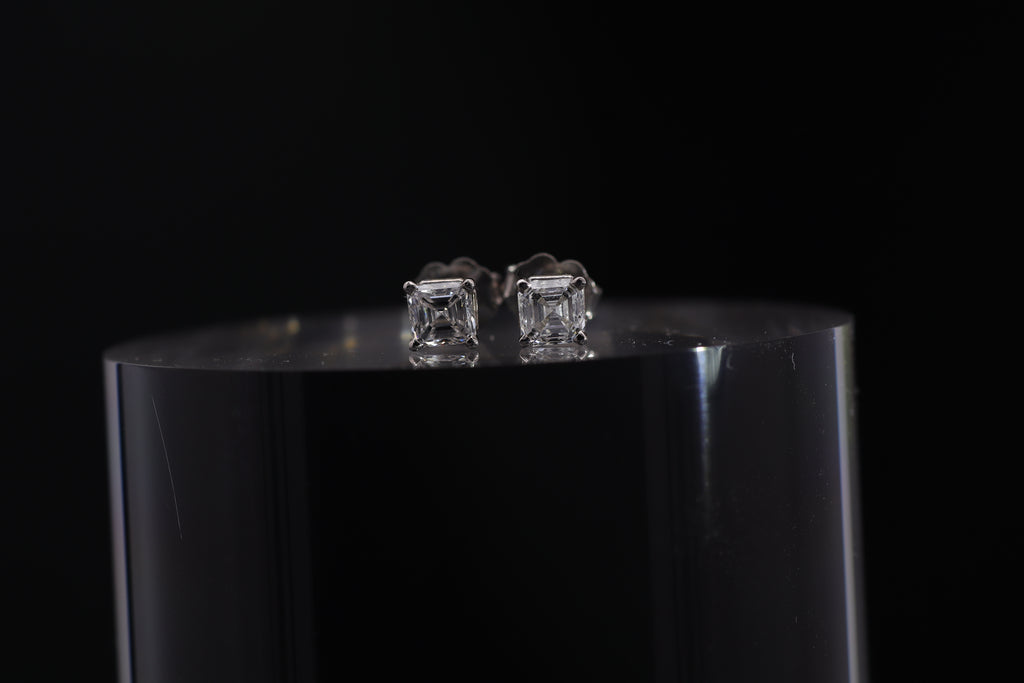 1ct Asscher cut Lab Diamonds