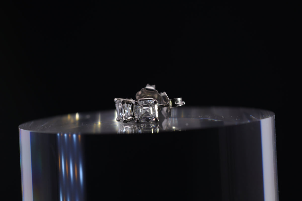 1ct Asscher cut Lab Diamonds