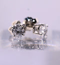 Cubic Zirconia Stud Earrings, 1 Ct. TW, Continuum Sterling Silver
