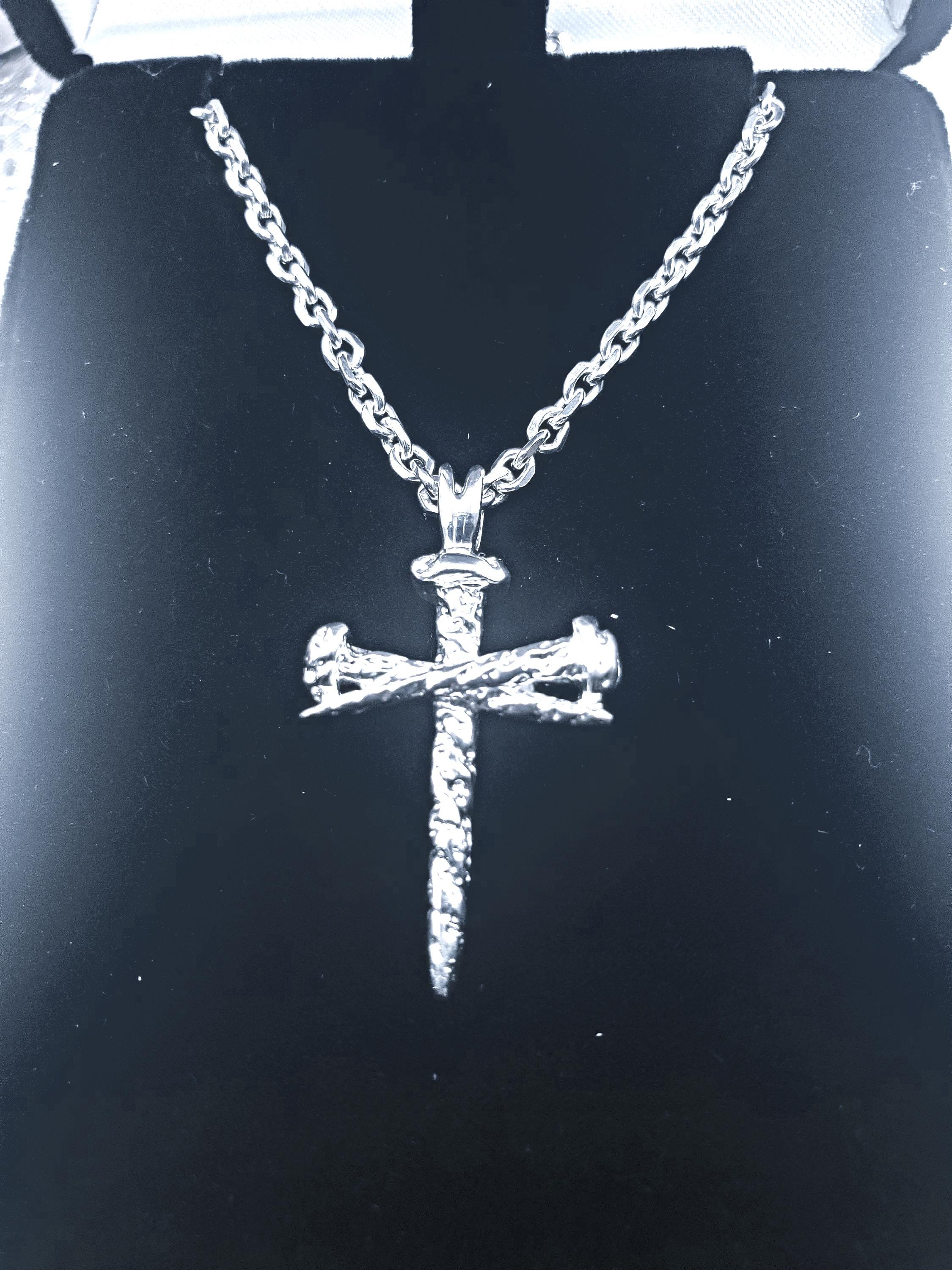 Sterling Silver Cross With Chain