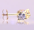 Diamond Stud Earrings , Lab , 14K. YG, 1/3 CT.