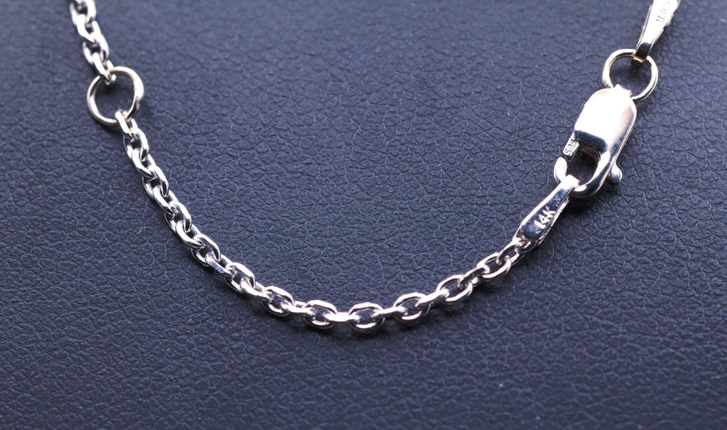 Lab Diamond Weave Necklace, 1/2 Ct. TW, 14K White Gold