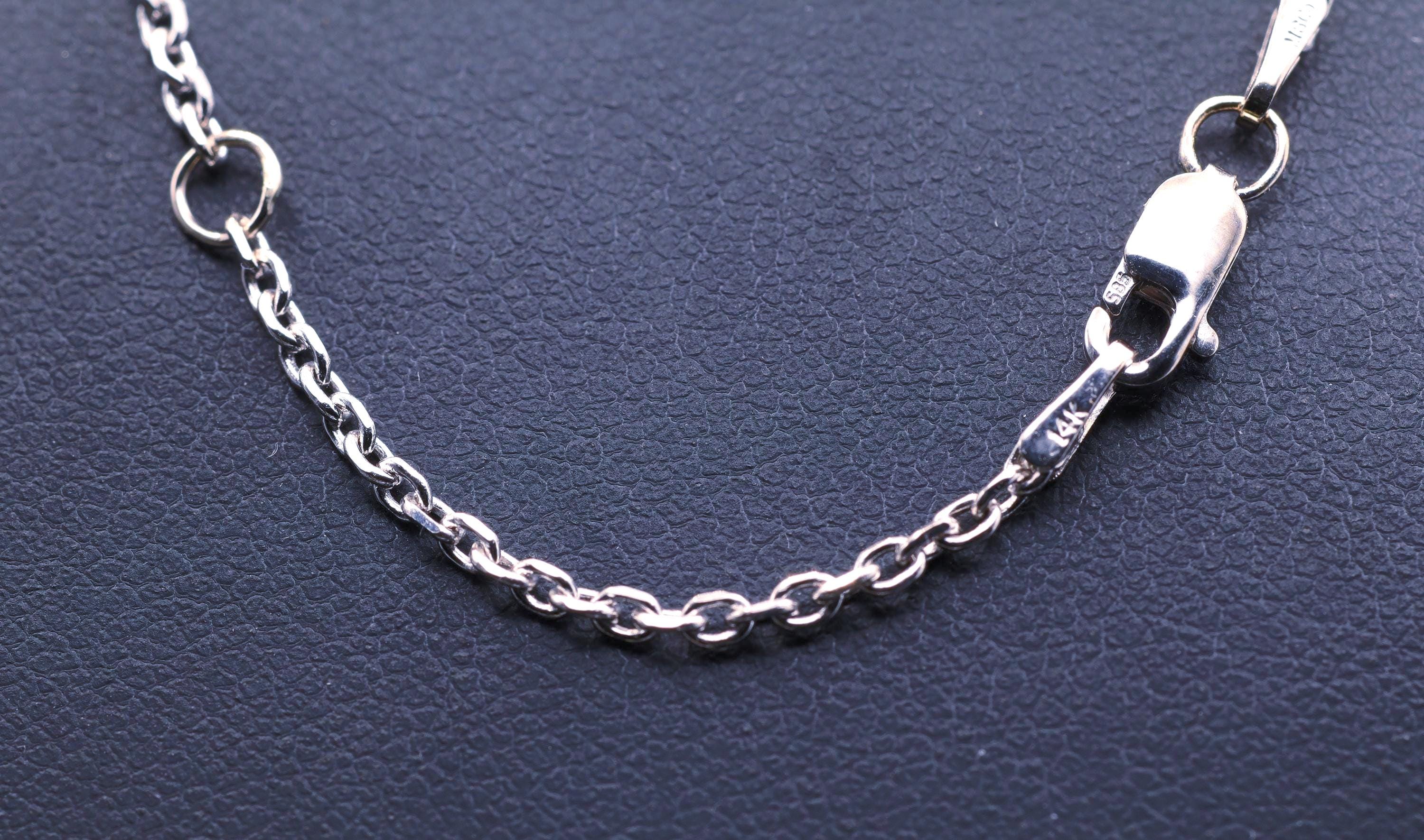 Lab Diamond Weave Necklace, 1/2 Ct. TW, 14K White Gold