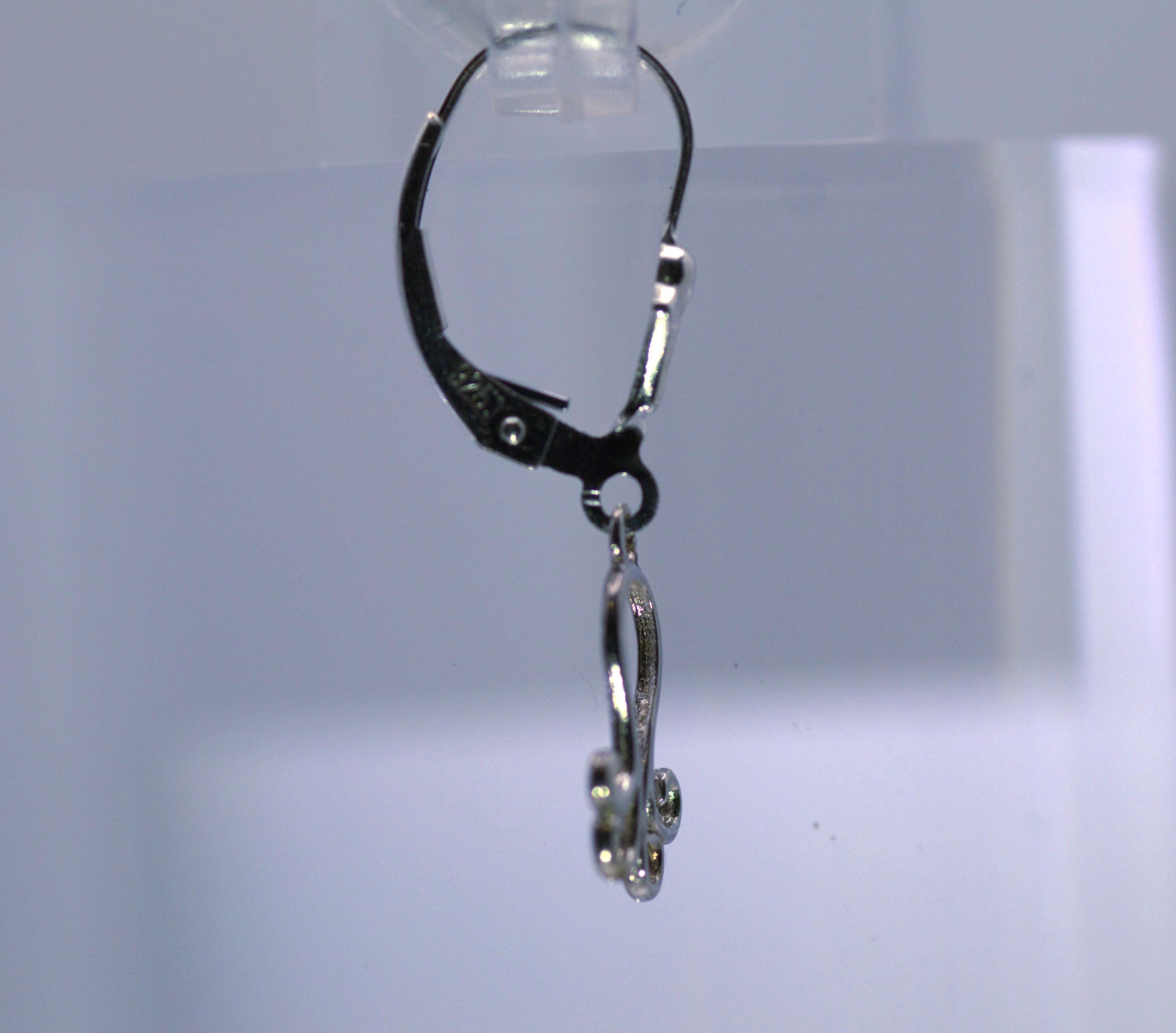 Sterling Silver , Sea Turtle Drop Earrings