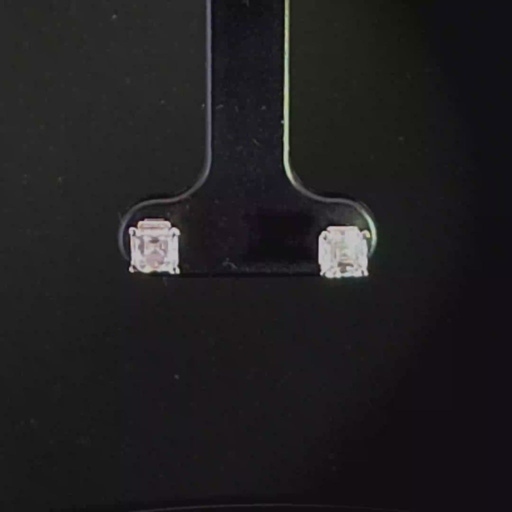1ct Asscher cut Lab Diamonds
