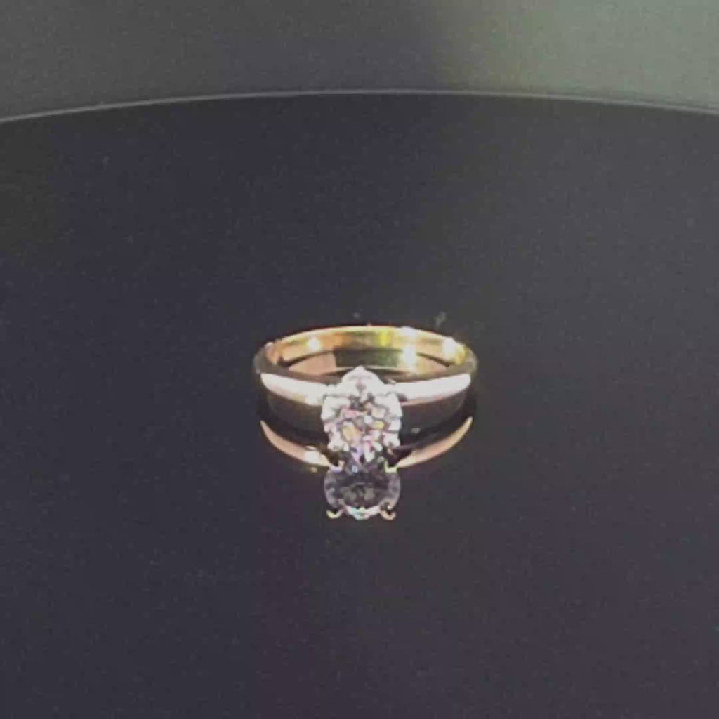 Classic Round Diamond Solitaire Ring in Yellow Gold