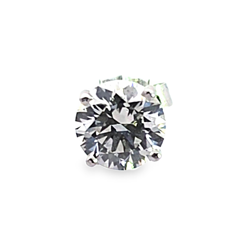 2ct Lab Diamond Stud Earrings in White Gold W/Certs